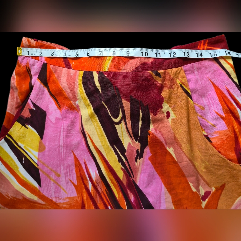 Anthropologie Cordelia "For Big Sky" Vibrant Multicolor Women's Skirt - Picture 8 of 8